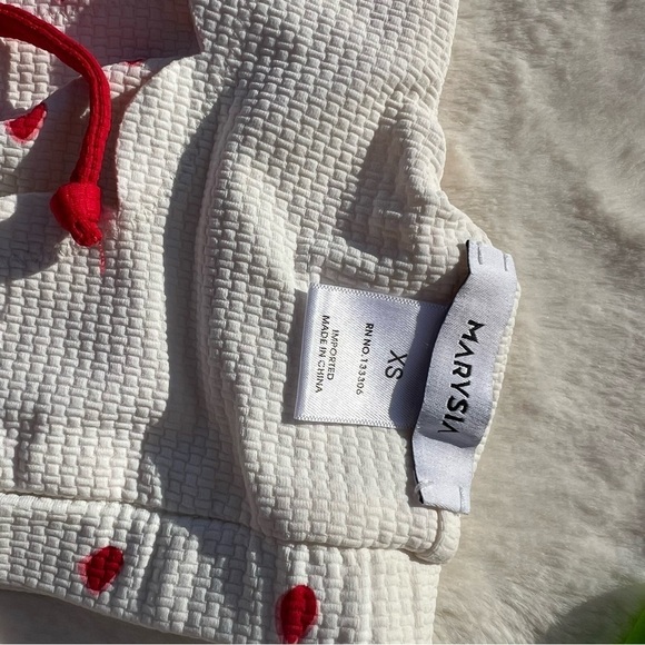 Marysia Palm Springs Lace Up Dot Bikini Top - Picture 10 of 12